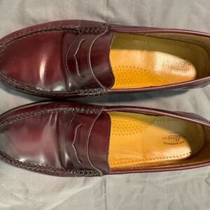 Bass Brown Leather Penny Loafers Flats